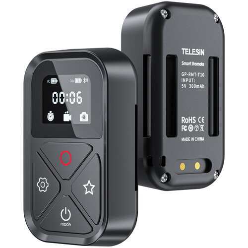 TELESIN Bluetooth Remote Control for GoPro HERO10/9/8 & MAX 360
