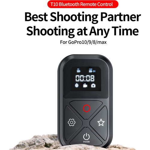 TELESIN Bluetooth Remote Control for GoPro HERO10/9/8 & MAX 360