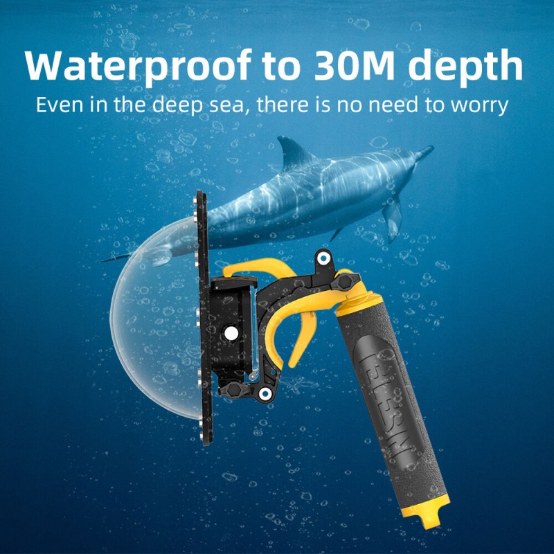 TELESIN 6" Waterproof Dome Housing for GoPro HERO 9/10