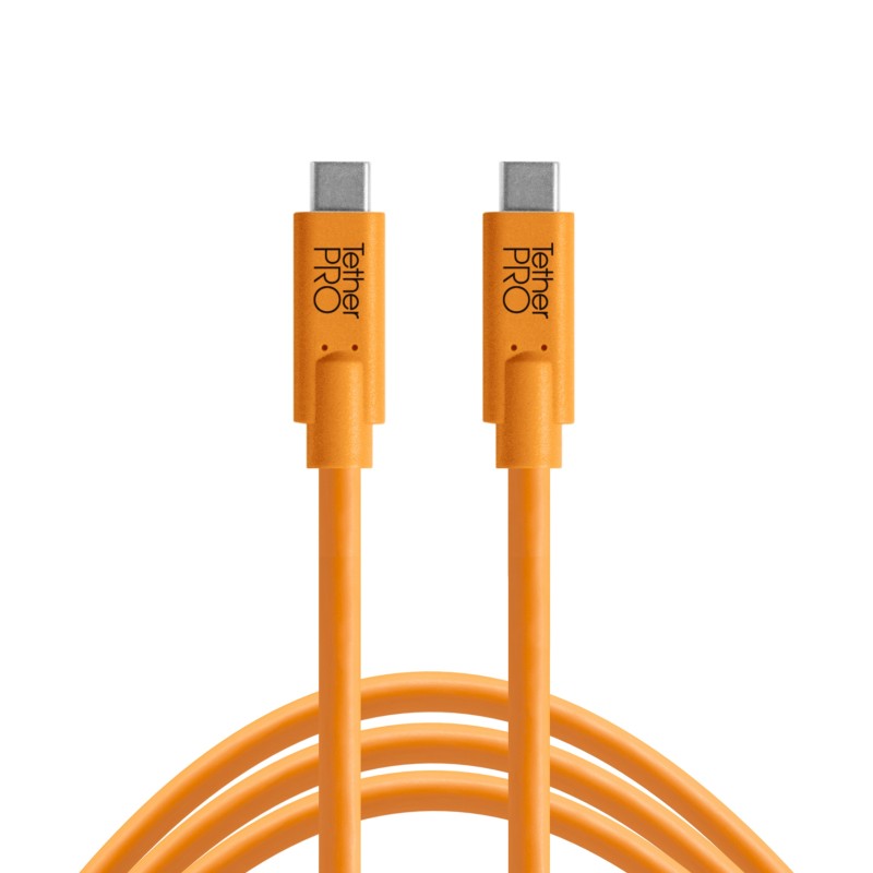 Tether Tools TetherPro USB Type-C Male to USB Type-C Male Cable CUC03-ORG