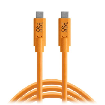 Tether Tools TetherPro USB Type-C Male to USB Type-C Male Cable 4.5m Black CUC15-ORG