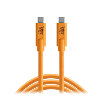 Tether Tools TetherPro USB Type-C Male to USB Type-C Male Cable 4.5m Black CUC15-ORG