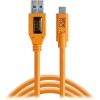Tether Tools TetherPro USB Type-C Male to USB 3.0 Type-A Male Cable CUC3215-ORG