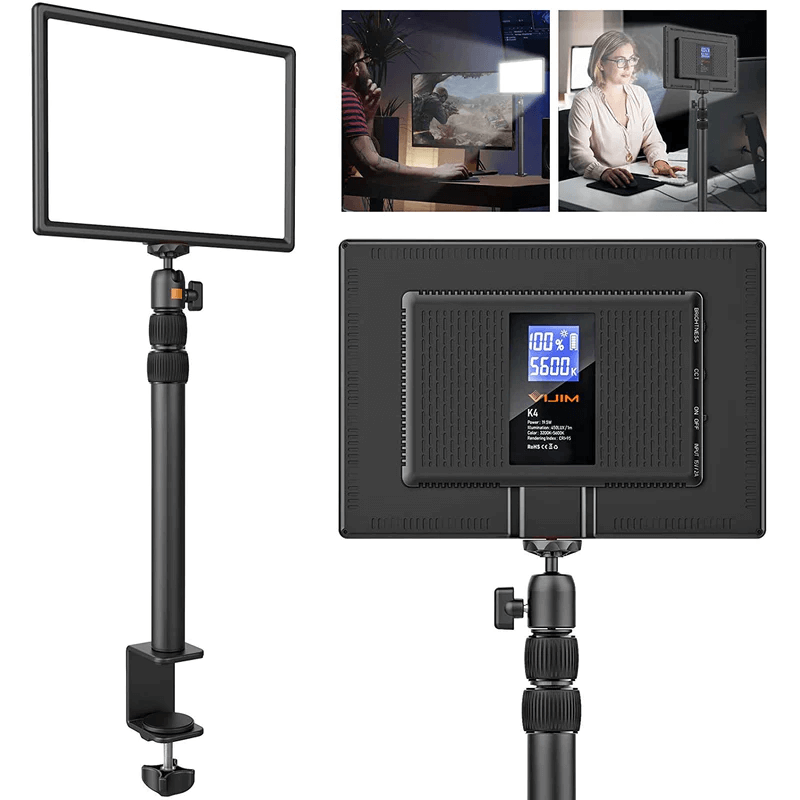 VIJIM K4 LED Streaming Key Light Desktop