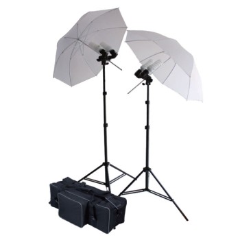 Portrait Studio Umbrella Continuous Lighting