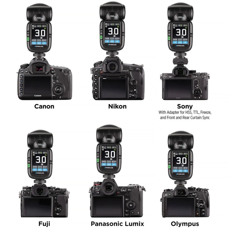 Westcott FJ80 II M Universal Touchscreen 80Ws Speedlight