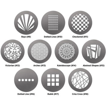 Westcott Pattern Gobo Pack by Lindsay Adler for Optical Spot 10-Pack