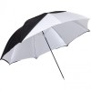 Westcott White Satin Umbrella with Removable Black Cover 110cm