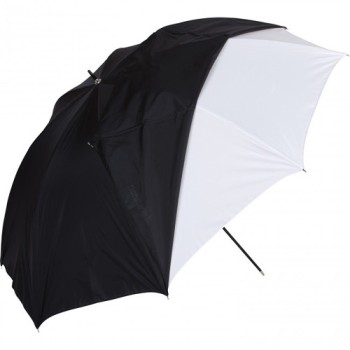 Westcott White Satin Umbrella with Removable Black Cover 110cm