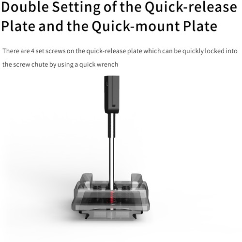 Zeapon EasyLock 2 Low-Profile Mount with Ball Head