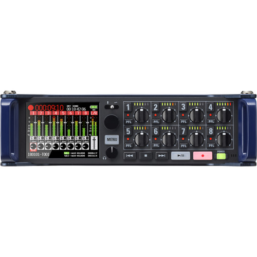 Zoom F8n 8-Input / 10-Track Multitrack Field Recorder