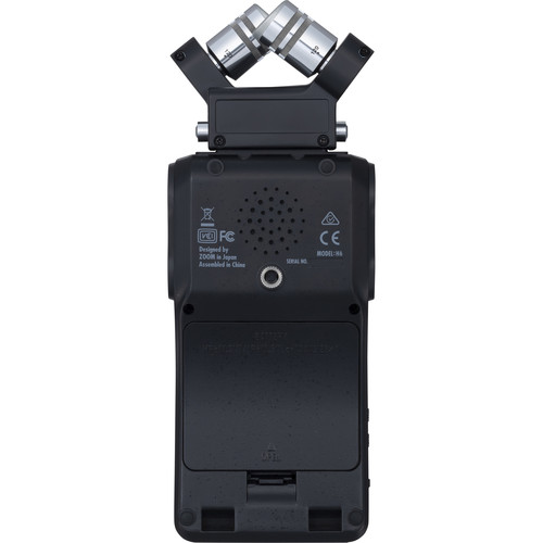 Zoom H6 All Black 6-Input / 6-Track Portable Handy Recorder with Single Mic Capsule Black