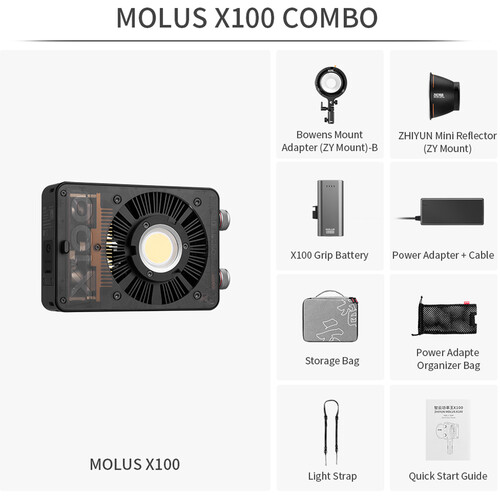 ZHIYUN CINEPEER CX50 | 50W Portable Bi-color Video Light