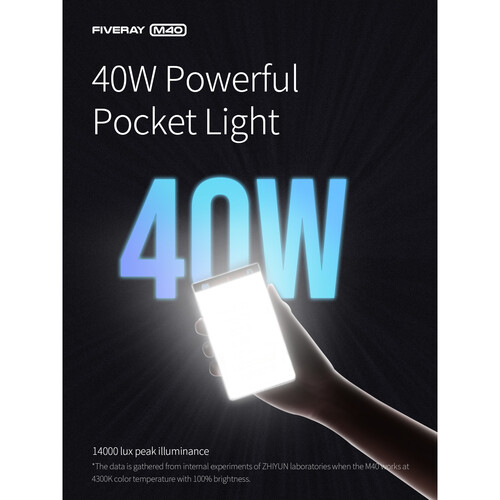 Zhiyun FIVERAY M40 Pocket LED Light