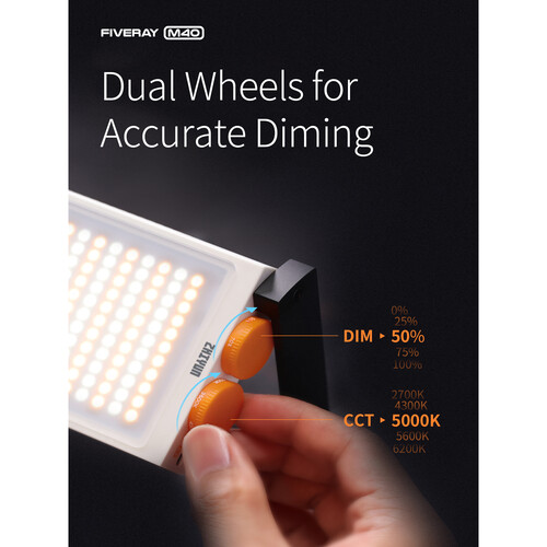 Zhiyun FIVERAY M40 Pocket LED Light