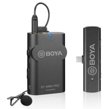 BOYA BY-WM4 PRO-K5 Dual-Channel Digital Wireless Microphone System for Android