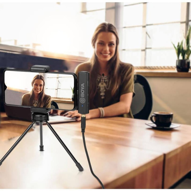 BOYA BY-WM4 PRO-K5 Dual-Channel Digital Wireless Microphone System for Android