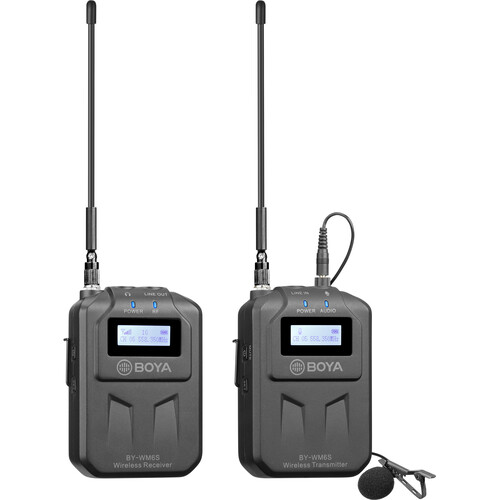BOYA WM6S UHS Wireless Microphone System