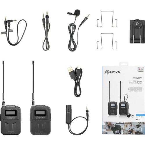 BOYA WM6S UHS Wireless Microphone System