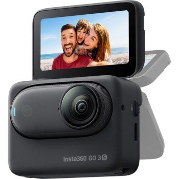Insta360 GO 3S Action Camera Standard Bundle (128GB, Midnight Black)