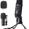 Mirfak Audio TU1 USB Desktop Microphone Pop-Filter & Tripod Stand