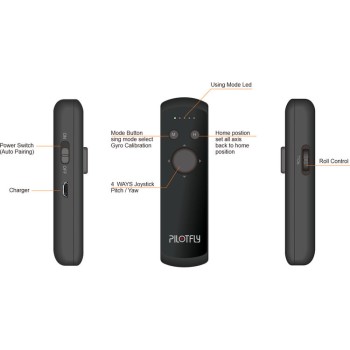 Pilotfly Bluetooth 4.0 Remote Control for H2-45, C45 & T1 Gimbals