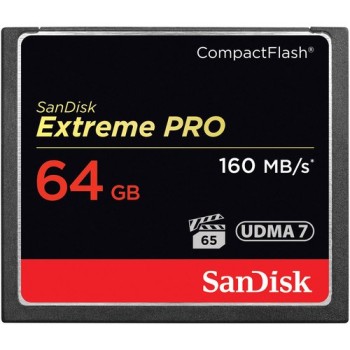 SanDisk 64GB Extreme Pro CompactFlash Memory Card 160MB/s