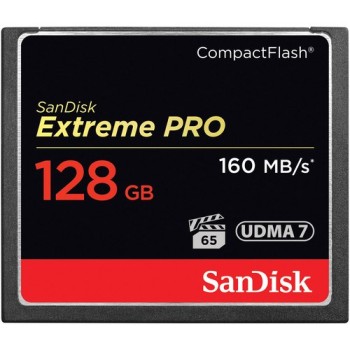 SanDisk 128GB Extreme Pro CompactFlash Memory Card 160MB/s