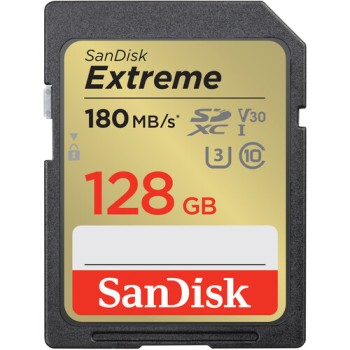SanDisk 128GB Extreme UHS-I SDXC Memory Card 150mb
