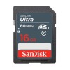 SanDisk 16GB Ultra UHS-I SDHC Memory Card Class 10