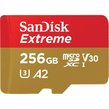 SanDisk 256GB Extreme UHS-I microSDXC Memory Card 190 MB/s