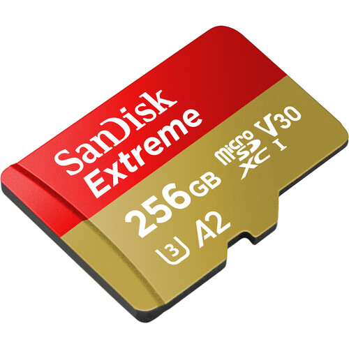 SanDisk 256GB Extreme UHS-I microSDXC Memory Card 190 MB/s