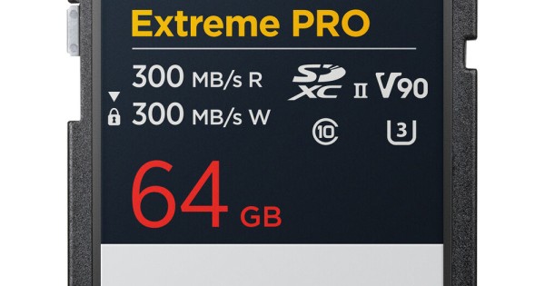 SanDisk,64GB,Extreme,PRO,UHS-II,SDXC,300,MB,s,Memory,Card