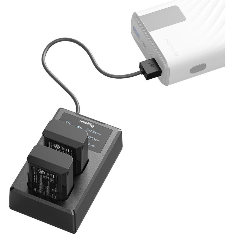 SmallRig NP-FW50 Kit with 2 Batteries and 2-Bay USB Charger