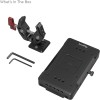 SmallRig 3202B V-Mount Battery Adapter Plate with Crab-Shaped Clamp