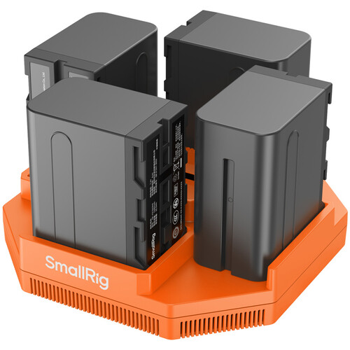 SmallRig 4837 L-Series/NP-F 4-Channel Camera Battery Charger