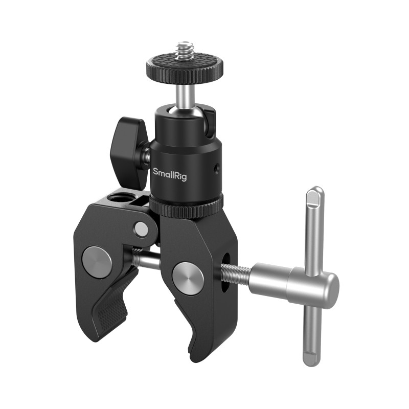 SmallRig 1124 Super Clamp Mount with 1/4" Screw Ball Head Mount