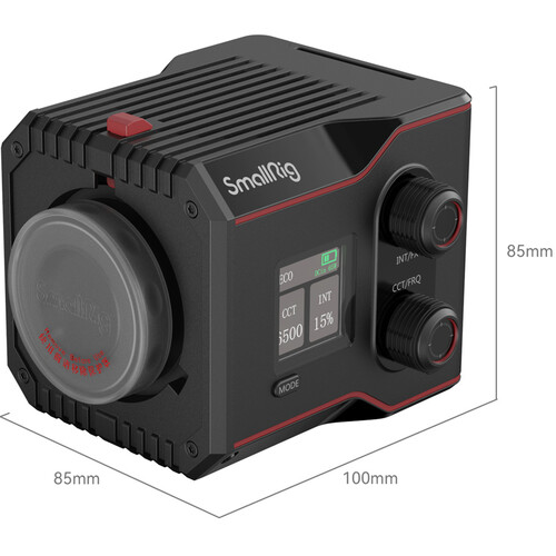 SmallRig RC 60B Bi-Color LED Monolight with Softbox Power Bank Clamp Edition