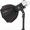 SmallRig RC 60B Bi-Color LED Monolight with Softbox Power Bank Clamp Edition
