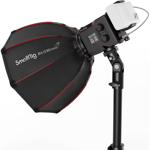SmallRig RC 60B Bi-Color LED Monolight with Softbox Power Bank Clamp Edition