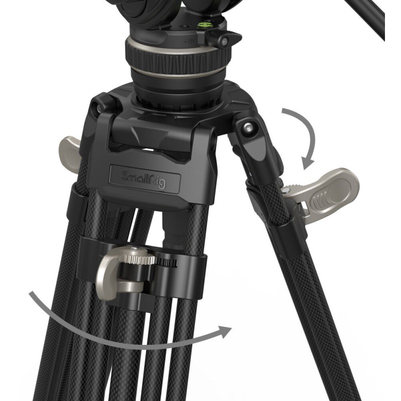 SmallRig 3989 FreeBlazer Heavy-Duty Carbon Fiber Tripod System