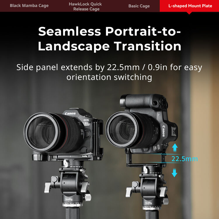SmallRig 5029 HawkLock Quick Release Cage Kit for Canon EOS R5 Mark II