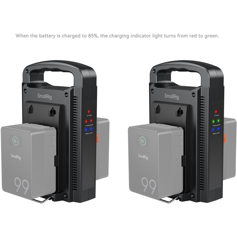 SmallRig 4450 Dual-Channel V-Mount Battery Charger