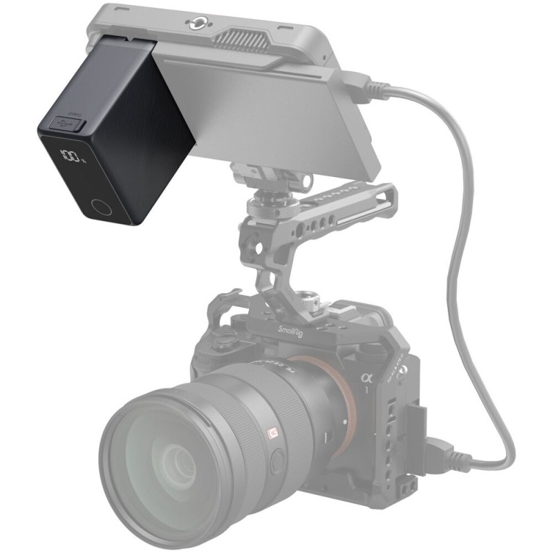 SmallRig 4469 L-Series/NP-F970 USB-C Rechargeable Camera Battery Black