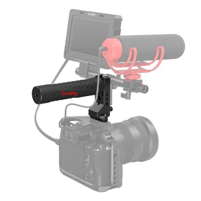 SmallRig Quick Release NATO Rubber Handle with Safety Rail 2084B