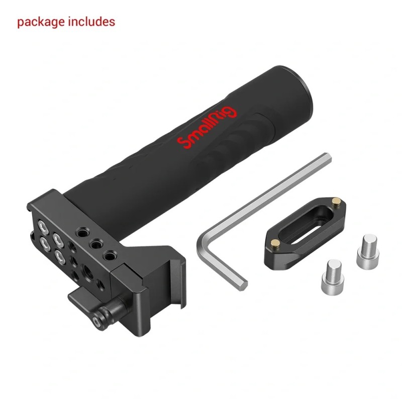 SmallRig Quick Release NATO Rubber Handle with Safety Rail 2084B