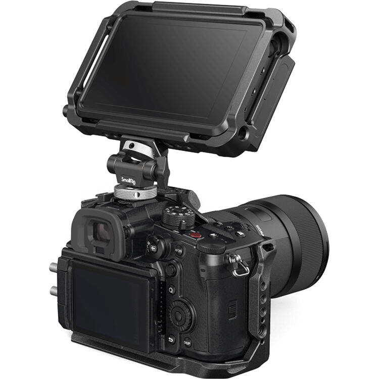 SmallRig 2905B Swivel and Tilt Adjustable Monitor Mount with Cold Shoe Mount