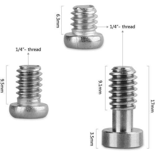 SmallRig 1713 1/4"-20 Hex Screws with Wrench 12-Pack