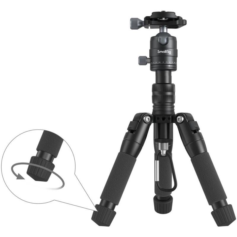 SmallRig VT-20 Aluminum Mini Tripod with Ball Head