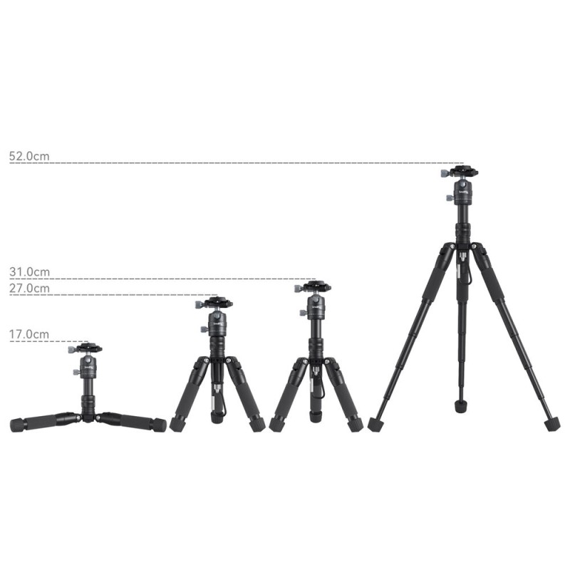 SmallRig VT-20 Aluminum Mini Tripod with Ball Head